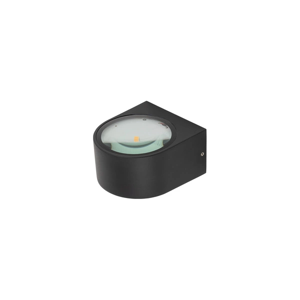 Kinkiet NEL LED II wys.6cm szer.9.5cm 2x5W 3000K 880lm IP54 | Czarny