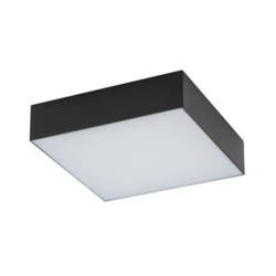 Plafon LID SQUARE LED 16cm 25W barwa ciepła 3000K | czarny