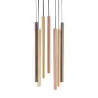 Lampa wisząca LASER Vll wys. 130cm G9 | multikolor 10704