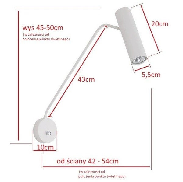 Kinkiet EYE SUPER GRAPHITE 6494