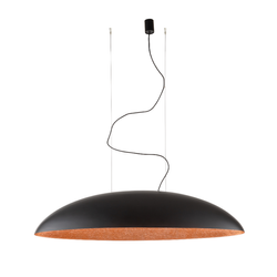 Lampa wisząca CANOE dł. 117cm 40W 5xE27 | czarny/miedziany 10322