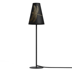 Lampa stołowa TRIFLE BLACK 44cm G9 | czarny/złoty