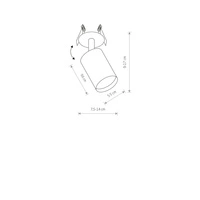 Lampa wpuszczana EYE FIT BLACK 9400