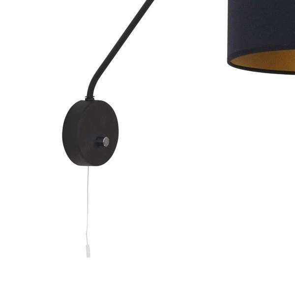 Lampa ścienna VIPER BLACK kinkiet 6513