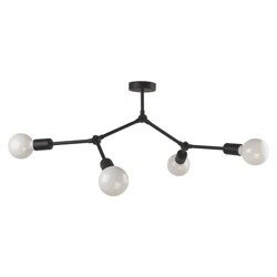 Lampa sufitowa loft TWIG IV czarny szer. 79cm 9140