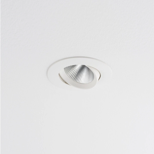 Lampa wpuszczana EGINA LED szer. 9cm 5W barwa ciepła 3000K | biały 10546