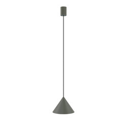 Lampa wisząca ZENITH S UMBRA GRAY śr. 20,5cm GU10 | ciemnoszary