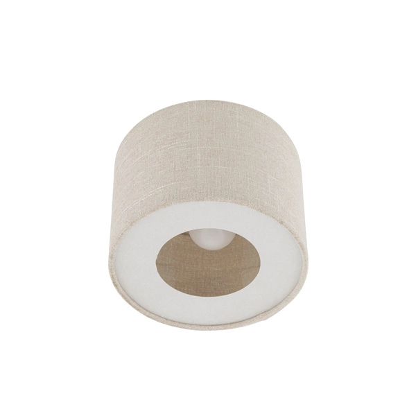 Plafon SANTANA S E27 wys.22.1cm szer.23cm | Kremowy 11650