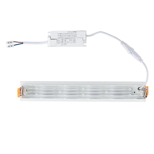 Oprawa sufitowa wpuszczana MINI LED WHITE 28cm 20W ciepła 3000K | biały 10045