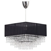 Lampa kwadrat crystal MODENA I 31cm 4014