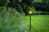 Lampa stojąca AMELIA 100cm E27 IP44 | czarny 10497