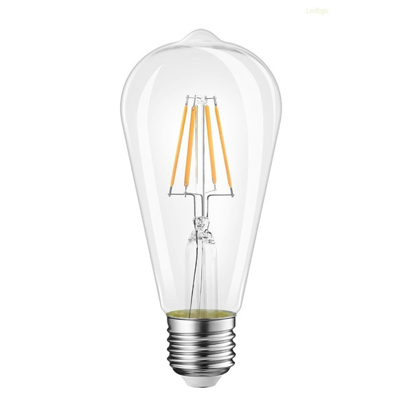 Żarówka łezka LED E27 ST64 4W filament EDISON VINTAGE | barwa ciepła