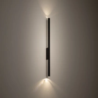 Kinkiet LASER WALL 2xG9 wys.78cm  szer.2.5cm | Czarny 11812