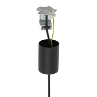 Druciana lampa wisząca w stylu Vertigo NESS BLACK 46cm 6768