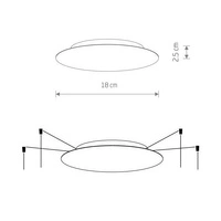 Puszka montażowa 4x 40W CAMELEON CANOPY A MINI GOLD | złoty 10264