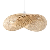 Lampa wisząca HAVANA L szer. 80cm E27 | naturalne drewno 11397