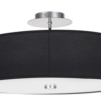 Lampa sufitowa plafon VIVIANE śr 50cm czarny 6390