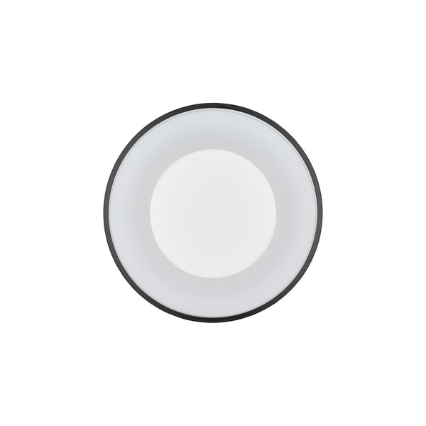 Plafon LED czarny NIKKI ROUND LED 38cm 32W ciepła 3000K | czarny 11206