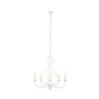 Biały żyrandol MARGARET WHITE 6330