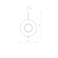 Kinkiet LED SUNSET A 50cm 2xGX53 | brązowy 7653