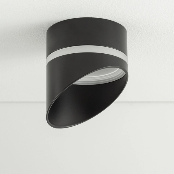 Lampa wpuszczana VIS szer. 8,5cm GX53 | czarny 10485