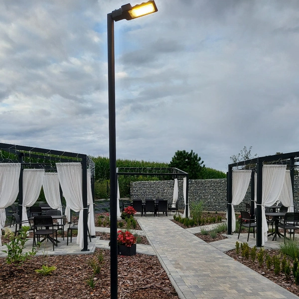 Słupek ogrodowy PATHWAY LED PRO 400 cm 60W IP65 barwa neutralna 4000K | czarny 10633