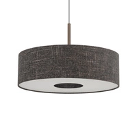 Lampa wisząca AMARELA L E27 wys.130cm szer.65cm | Czarny melanż 11660