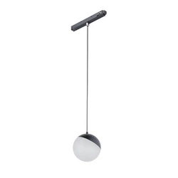 Oprawa wisząca LID LED szer. 10cm 8W 3000K do szyn magnetycznych LVM | czarny 10153