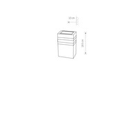 Zewnętrzna na elewację RIO I kinkiet 4423