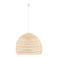 Lampa wisząca BOHO L śr. 60cm E27 | naturalne drewno/biały 11152