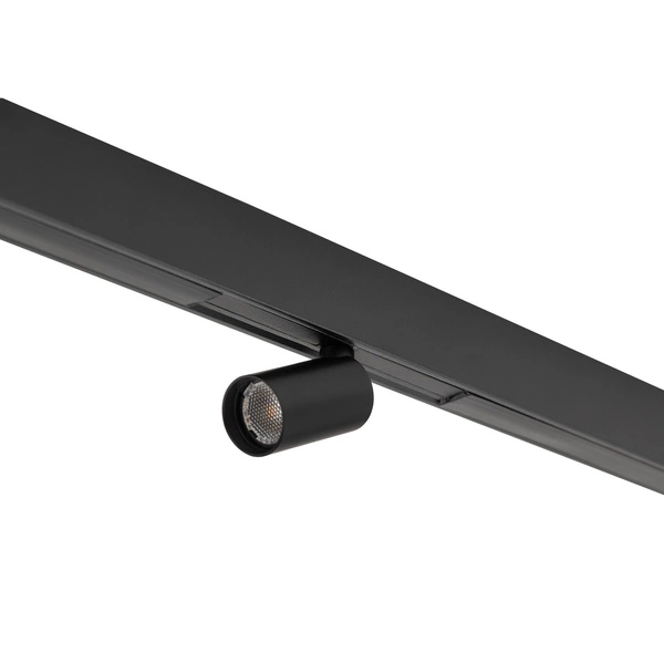 SPOT LED 1W 3000K 65lm szer.5.7cm wys.3.8cm do szynoprzewodów NANO-LVM | Czarny 11712