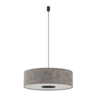 Lampa wisząca LAGO L E27 wys.130cm szer.65cm | Szary 11675