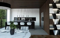 Lampa wisząca IMBRIA BLACK VI listwa