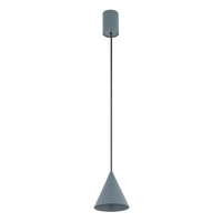 Lampa wisząca ZENITH XS wys.130cm szer.11cm GU10 IP20 | Umbra blue 11493