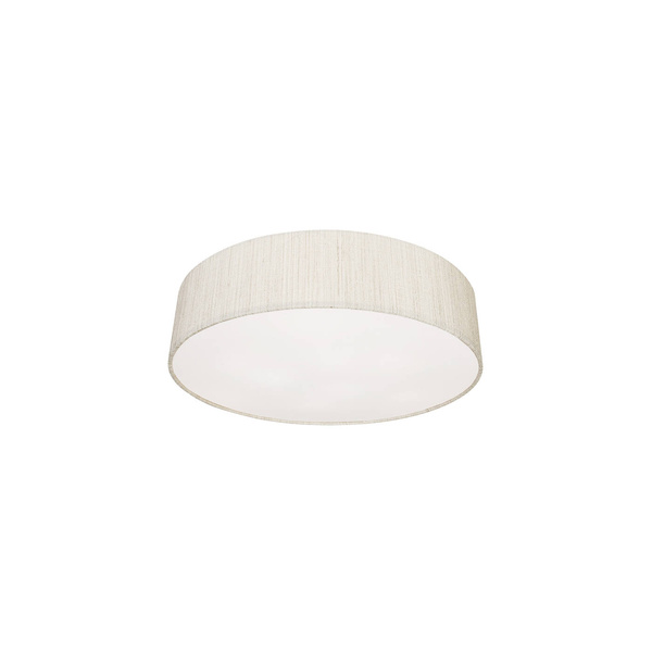 Lampa sufitowa plafon z abażurem TURDA III śr. 50cm | kremowy