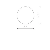 10268 Klosz CAMELEON SNOWBALL szer. 16cm | biały 10268