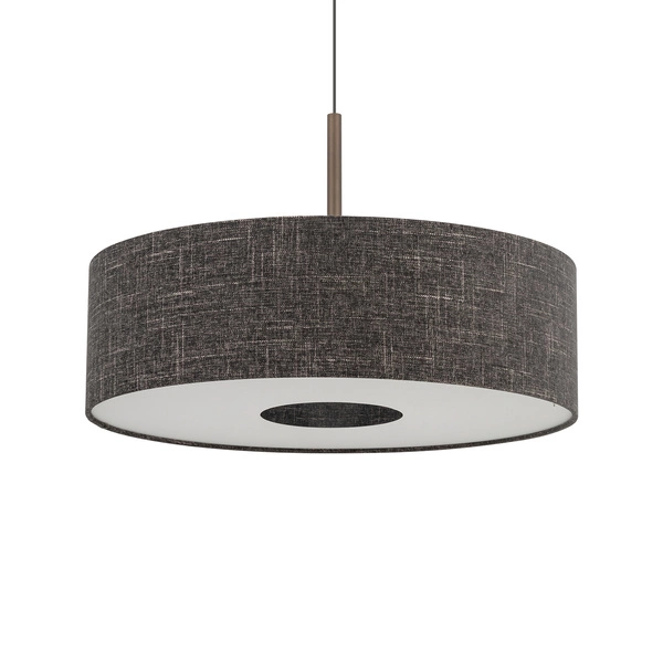 Lampa wisząca AMARELA L E27 wys.130cm szer.65cm | Czarny melanż 11660