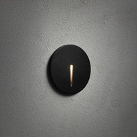 Zewnętrzna Lampa ścienna ABBY LED 3W 3000K 10lm wys.7cm dług.8.5cm IP54 | Czarny 11528