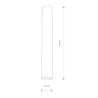 Spot sufitowy rurka tuba EYE L BRASS mosiądz śr. 5,5cm 8913