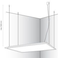 Zestaw montażowy do plafonów ITAKA LED | stal 8314