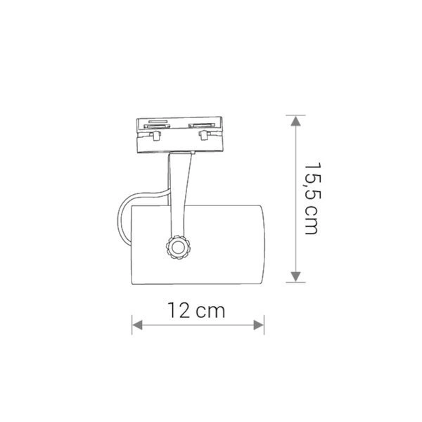 Reflektor do szyno przewodu PROFILE STORE PRO LED WHITE 12W, 4000K 8320