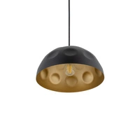 Lampa wisząca HEMISPHERE HIT S BLACK - GOLD śr. 33cm E27 | czarny/złoty 10702
