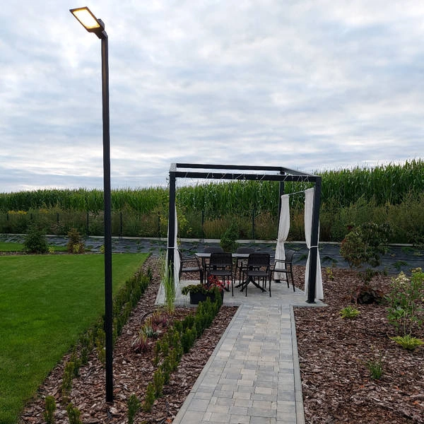 Słupek ogrodowy PATHWAY LED PRO 400 cm 60W IP65 barwa ciepła 3000K | czarny 10283