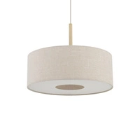 Lampa wisząca SANTANA M E27 wys.130cm szer.50cm | Kremowy 11652