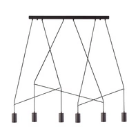 Lampa wisząca IMBRIA BLACK VI listwa