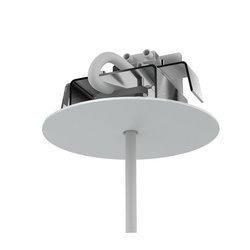 Podtynkowy uchwyt CAMELEON CANOPY F WHITE biały śr 8cm