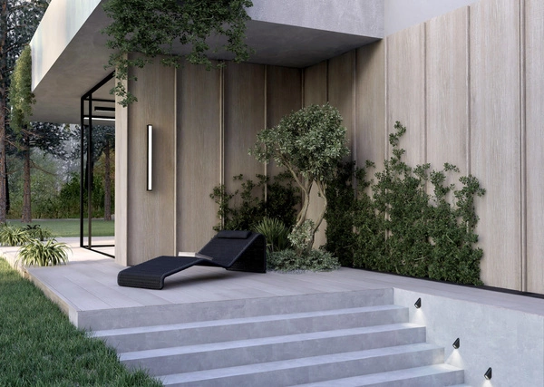 Kinkiet CLINE LED wys. 9.7cm szer.4cm IP54 3W 3000K | Czarny 11377