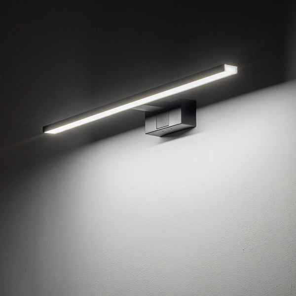 Kinkiet CEZANNE LED BLACK M 60cm 12W barwa neutralna 4000K IP44 | czarny 10677
