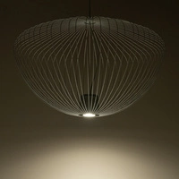 Lampa wisząca PUMPKIN L szer. 70cm GU10 | jasnoszary 11251