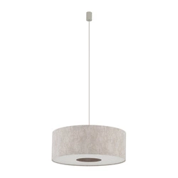 Lampa wisząca CEDRO M E27 wys.130cm szer.50cm | Beż 11665